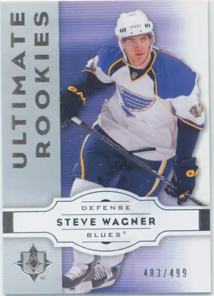 2007-08 ULTIMATE - STEVE WAGNER #92 ROOKIE 483/499