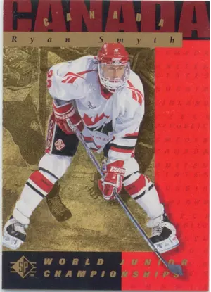 1994-95 SP - RYAN SMYTH #142 WORLD JUNIOR CHAMPIONSHIPS RC