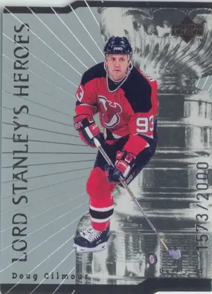 1998-99 UPPER DECK - DOUG GILMOUR #LS7 LORD STANLEY'S HEROES QUANTUM 1573/2000