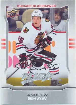 2014-15 MVP - ANDREW SHAW #136 SILVER SCRIPT