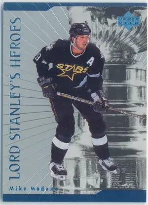 1998-99 UPPER DECK - MIKE MODANO #LS28 LORD STANLEY'S HEROES