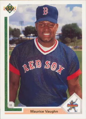 1991 Upper Deck - Maurice (Mo) Vaughn #5 Star Rookie