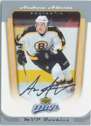 2005-06 MVP - ANDREW ALBERTS #433 ROOKIE