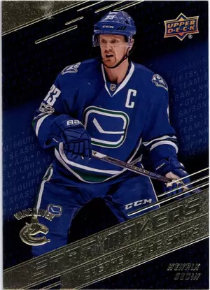 2017-18 TIM HORTONS - HENRIK SEDIN #SM-9 STAT MAKERS