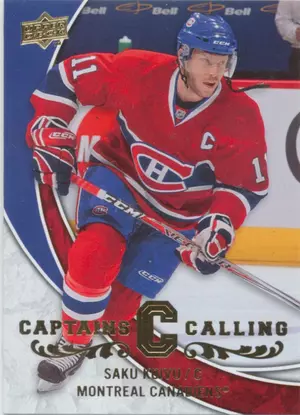 2008-09 UPPER DECK - SAKU KOIVU #CPT5 CAPTAINS CALLING