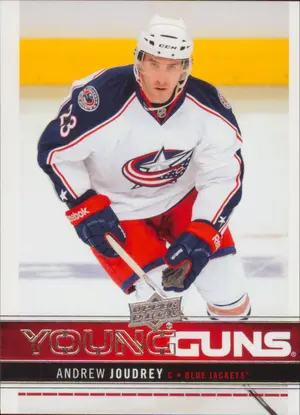 2012-13 UPPER DECK - ANDREW JOUDREY #217 YOUNG GUNS