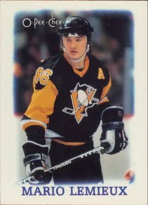 1988-89 O-PEE-CHEE MINI - MARIO LEMIEUX #19