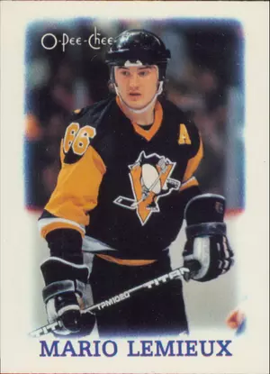 1988-89 O-PEE-CHEE MINI - MARIO LEMIEUX #19
