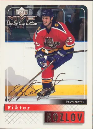 1999-00 MVP STANLEY CUP EDITION - VIKTOR KOZLOV #78 SILVER SCRIPT