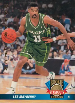 1992-93 Upper Deck - Lee Mayberry #RS12 Rookie Standouts