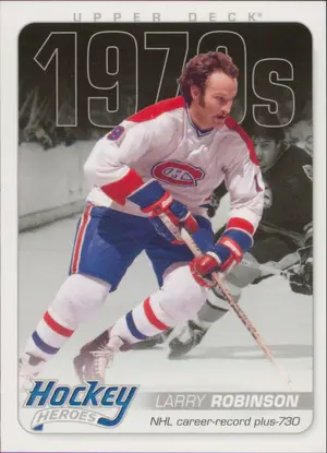 2012-13 UPPER DECK - LARRY ROBINSON #HH34 HOCKEY HEROES