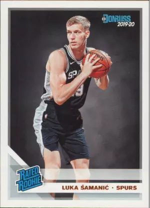 2019-20 Donruss - Luka Samanic #218 Rated Rookie