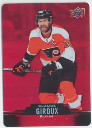 2020-21 TIM HORTONS - CLAUDE GIROUX #DC-15 RED DIE CUTS