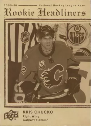 2009-10 UPPER DECK - KRIS CHUCKO #RH2 ROOKIE HEADLINERS