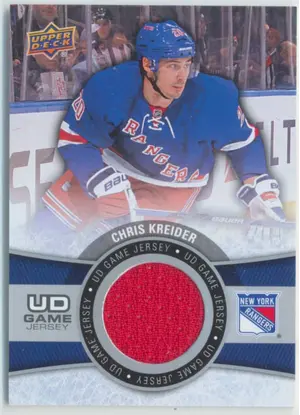2015-16 UPPER DECK - CHRIS KREIDER #GJ-CK GAME JERSEY