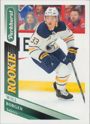 2019-20 PARKHURST - WILL BORGEN #307 ROOKIE