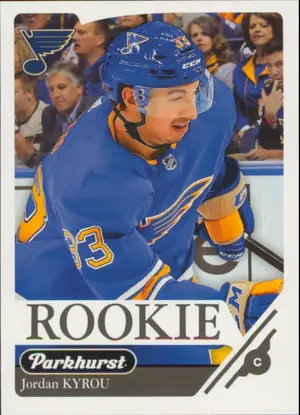 2018-19 PARKHURST - JORDAN KYROU #372 ROOKIE