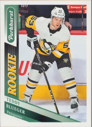 2019-20 PARKHURST - TEDDY BLUEGER #313 ROOKIE