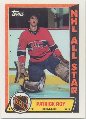 1989-90 Topps - Patrick Roy Sticker Inserts #6