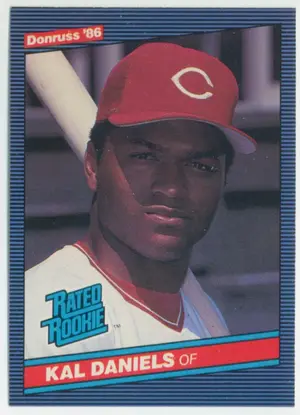 1986 Donruss - Kal Daniels Rated Rookie RC #27