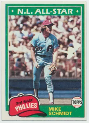 1981 Topps - Mike Schmidt All-Star #540
