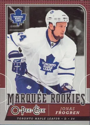 2008-09 O-PEE-CHEE - JONAS FROGREN #797 MARQUEE ROOKIE