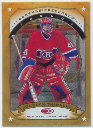 1997-98 DONRUSS PREFERRED - JOCELYN THIBAULT #87 GOLD