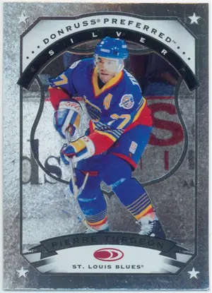 1997-98 DONRUSS PREFERRED - PIERRE TURGEON #117 SILVER