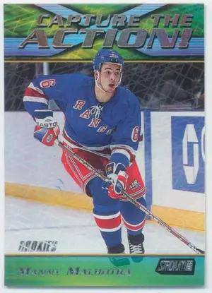 1999-00 STADIUM CLUB - MANNY MALHOTRA #CA6 CAPTURE THE ACTION