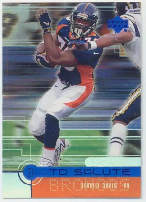 1999 Upper Deck - Terrell Davis 21 TD Salute #TD5
