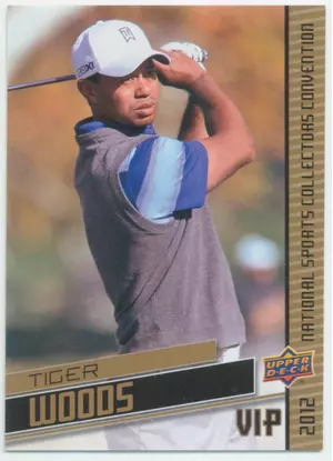 2012 National Sports Collectors Convention - Tiger Woods #VIP-5