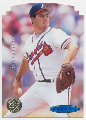 1993 Upper Deck SP Championship Series - Greg Maddux #25 Die-Cut Parallel