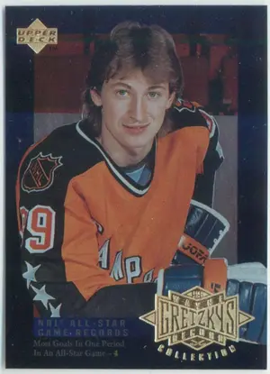 1995-96 UPPER DECK - WAYNE GRETZKY #G17 GRETZKY'S RECORD COLLECTION