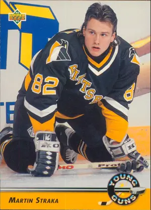 1992-93 UPPER DECK - MARTIN STRAKA #559 YOUNG GUNS