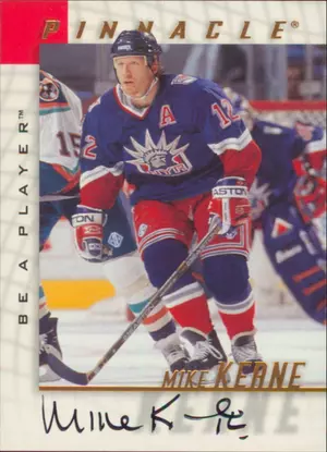 1997-98 BE A PLAYER - MIKE KEANE #101 AUTOGRAPHS