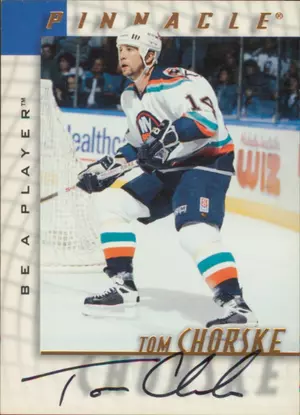 1997-98 BE A PLAYER - TOM CHORSKE #207 AUTOGRAPHS