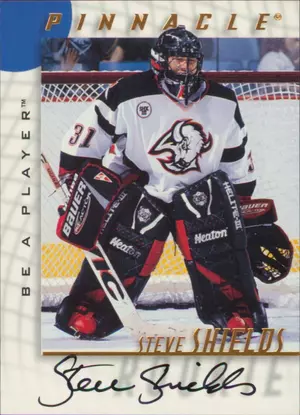 1997-98 BE A PLAYER - STEVE SHIELDS #233 AUTOGRAPHS