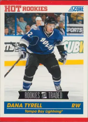 2010-11 SCORE - DANA TYRELL #643 ROOKIE