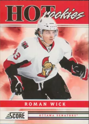 2011-12 SCORE - ROMAN WICK #526 ROOKIE