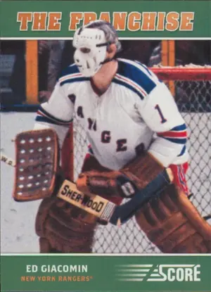2012-13 SCORE - ED GIACOMIN #OS5 ORIGINAL 6 THE FRANCHISE