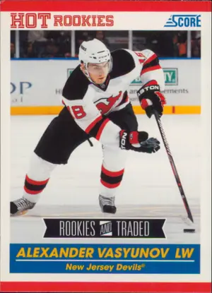 2010-11 SCORE - ALEXANDER VASYUNOV #646 ROOKIE