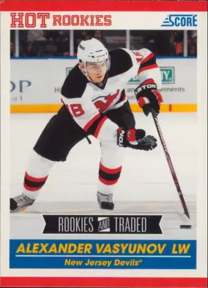 2010-11 SCORE - ALEXANDER VASYUNOV #646 ROOKIE