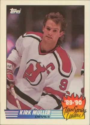 1990-91 TOPPS - KIRK MULLER #7 TEAM SCORING LEADERS
