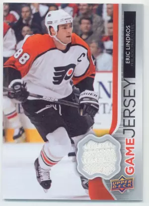 2014-15 UPPER DECK - ERIC LINDROS #GJ-ER GAME JERSEY