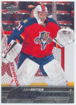 2015-16 UPPER DECK - SAM BRITTAIN #494 YOUNG GUNS
