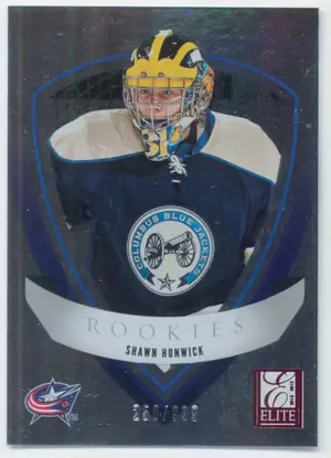 2012-13 ROOKIE ANTHOLOGY - SHAWN HUNWICK #26 ELITE ROOKIES 250/999