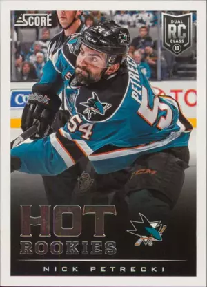 2013-14 SCORE - NICK PATRECKI #634 HOT ROOKIES