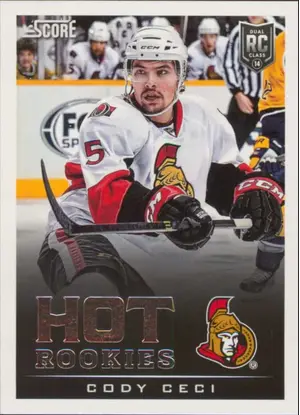 2013-14 SCORE - CODY CECI #713 HOT ROOKIES