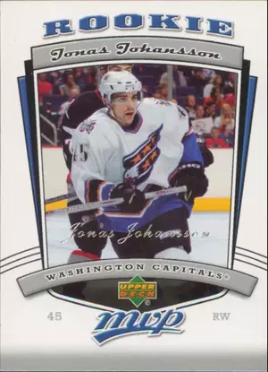 2006-07 MVP - JONAS JOHANSSON #341 ROOKIE⚠️