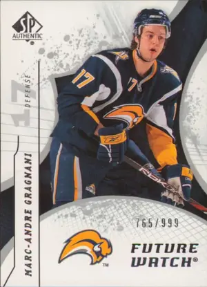 2008-09 SP AUTHENTIC - MARC-ANDRE GRAGNANI #197 FUTURE WATCH 765/999